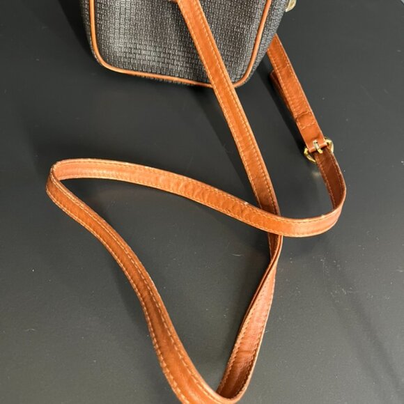 Bally Black/Brown Crossbody B Pattern Vintage - Picture 9 of 11